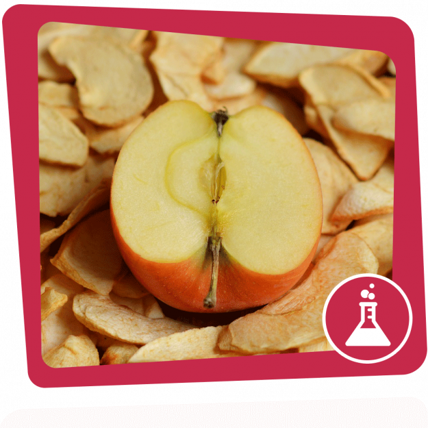 Aufgeschnittener Apfel